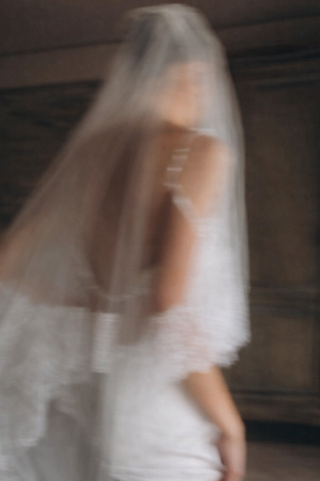 Artistieke sluier beweging